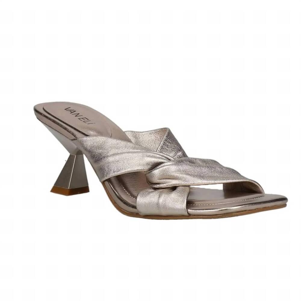 NEW VANELI women's taber heeled sandal in shell mercury
